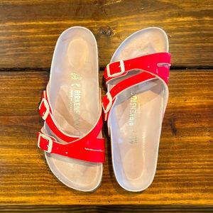 Hot pink limited run Birkenstocks